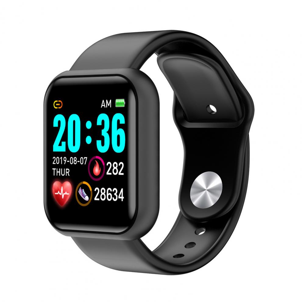 Smart Watch HD-compatible Waterproof 1.3 Inch Heart Rate Fitness Tracking USB Charging Sports Smartwatch