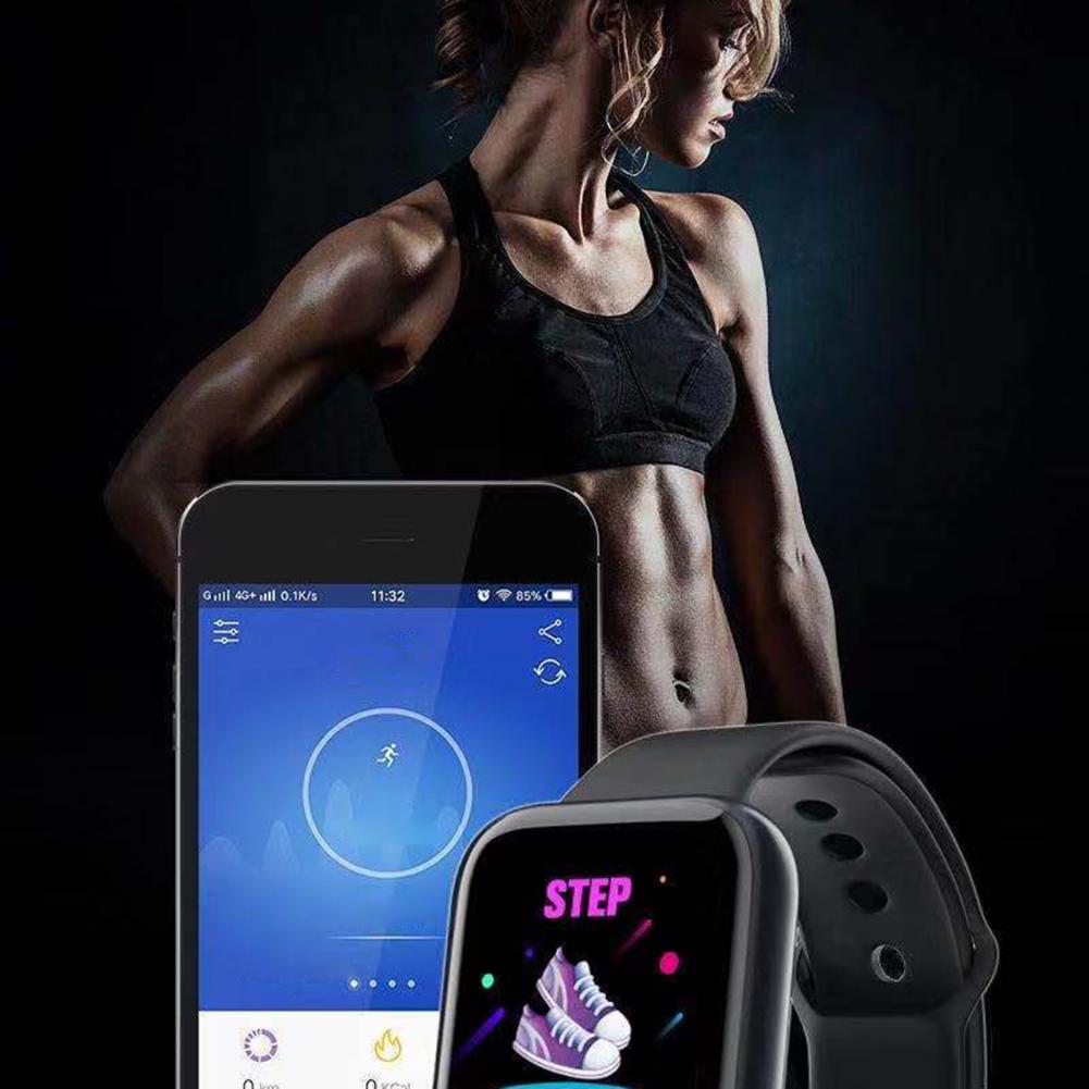 Smart Watch HD-compatible Waterproof 1.3 Inch Heart Rate Fitness Tracking USB Charging Sports Smartwatch