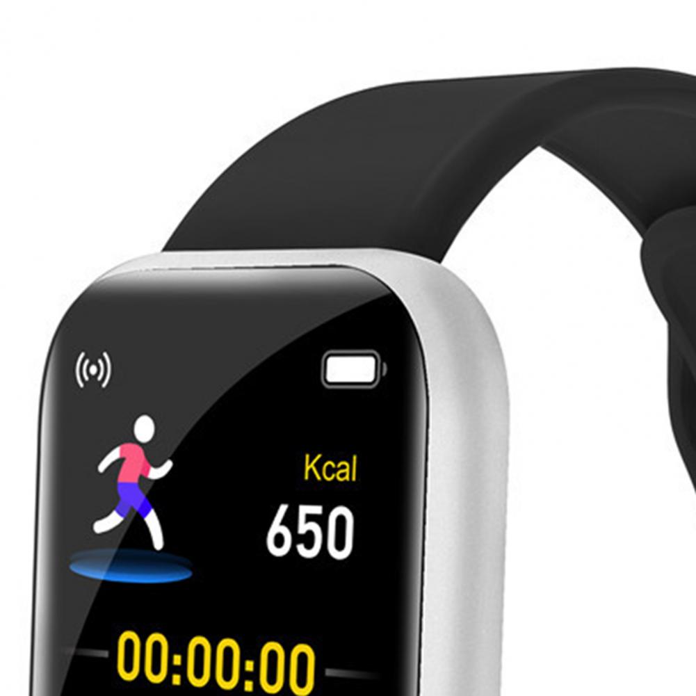 Smart Watch HD-compatible Waterproof 1.3 Inch Heart Rate Fitness Tracking USB Charging Sports Smartwatch