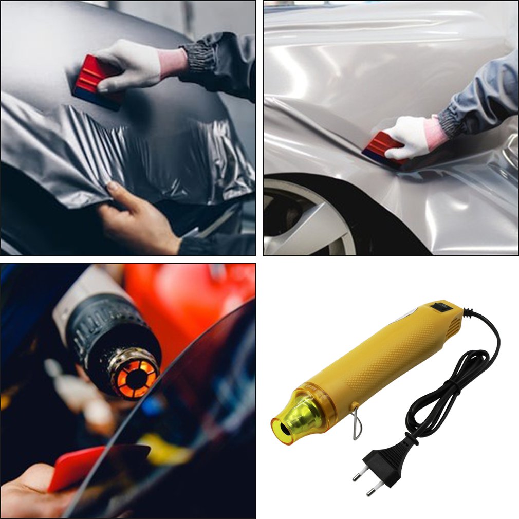 300W Power Mini Heat Gun Electric Soft Ceramic Hot Air Gun Ligthweight Handhold Air Shrink DIY Embossing Drying Paint Heat Gun
