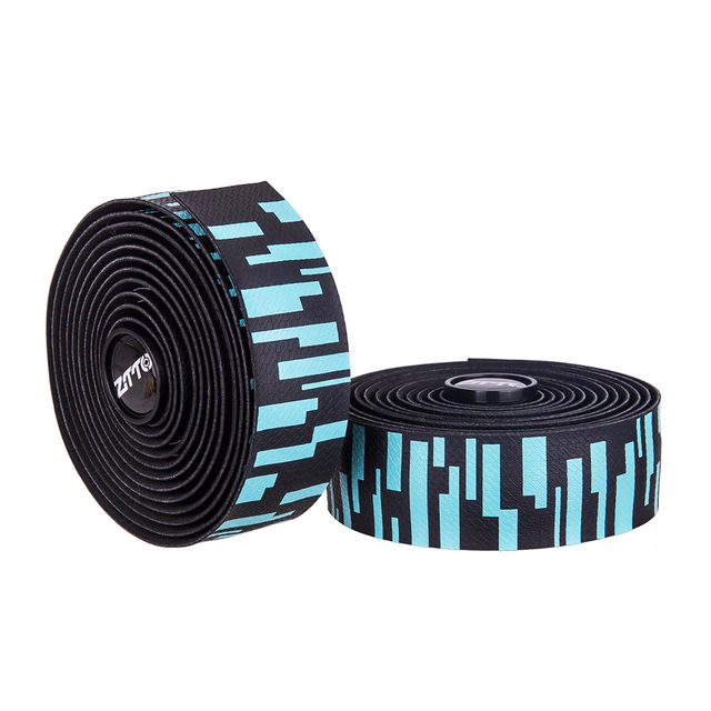 Road Bike Handlebar tapes blue white gold teal Gradient color EVA PU Tape Durable Shock-Proof