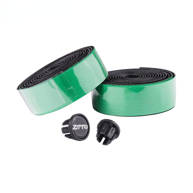 Road Bike Bar Tape Colorful Gradient Color Gold Green Teal Handlebar Tapes EVA PU Tape Durable Shock-Proof
