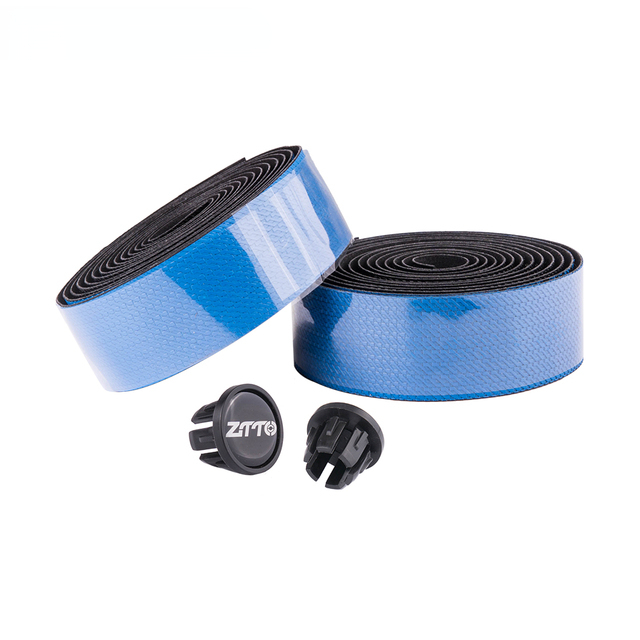 Road Bike Bar Tape Colorful Gradient Color Gold Green Teal Handlebar Tapes EVA PU Tape Durable Shock-Proof