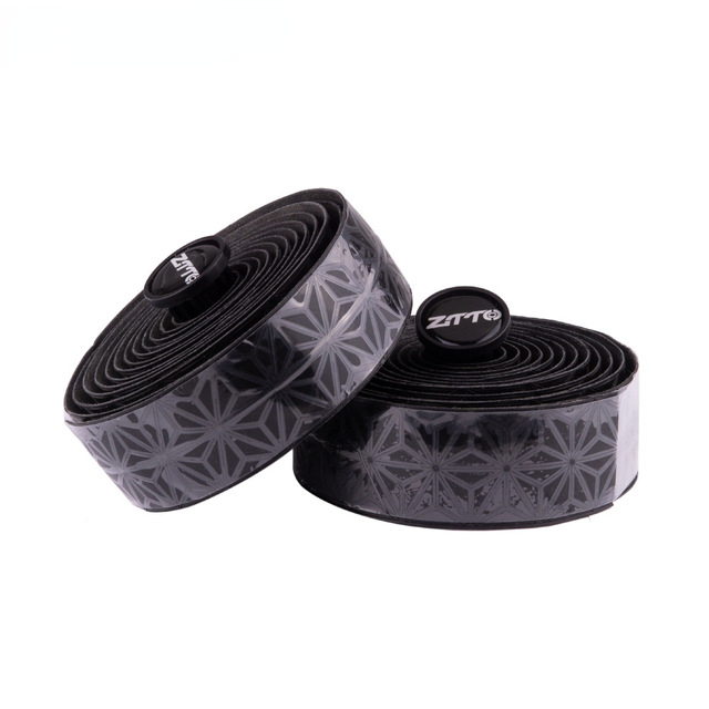 Road Bike Bar Tape Handlebar With Bicycle PU Leather Handlebar Sstrap Anti-skid Sweat Absorbing Wrapping Adhesive Parts