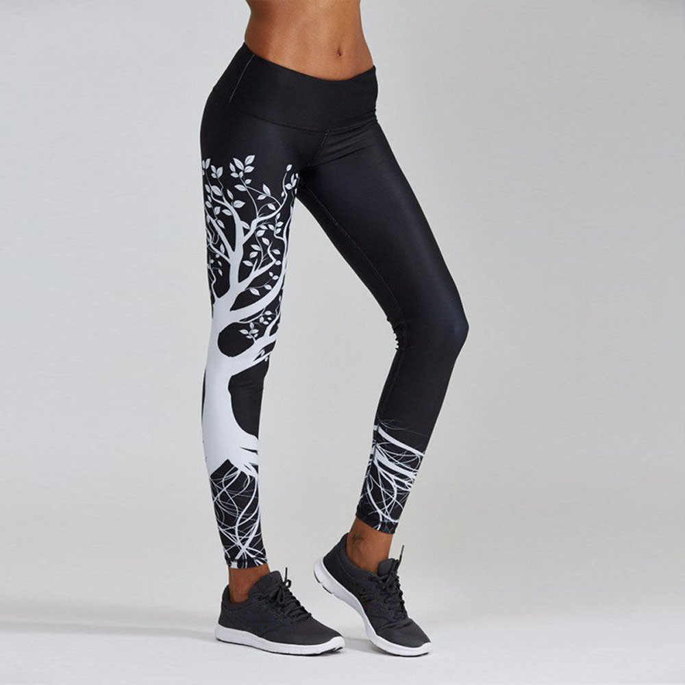 Women Yoga Fitness Leggings Gym Stretch Sports High Waist Pants Trousers Sport leggings Push Up Tights Gym Exercise Sportswear