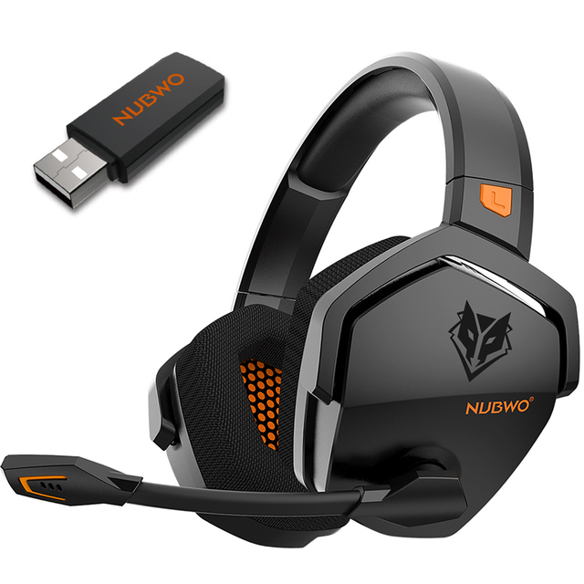 G06 2.4G Wireless Gaming Headset 3.5mm Wired Sport Earphone Over Ear Headset Noise Reduction with Mic for PS5 PS4 Laptop