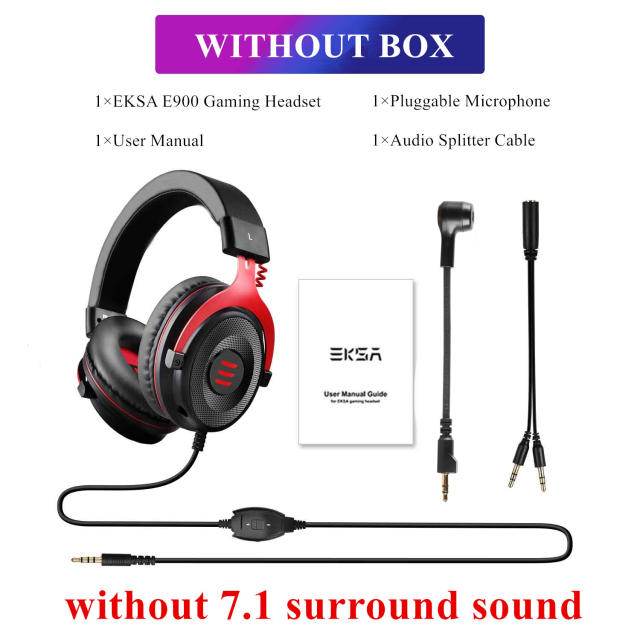 E900 Pro / E900 Headset Gamer Wired PC USB 3.5mm XBOX/ PS4 Headphone with Microphone 7.1 Surround Sound For Computer Laptop