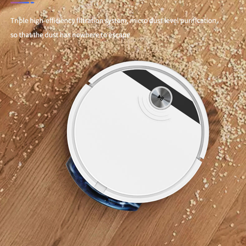 Robot Vacuum Cleaner Smart Cellphones Control Sweep and Wet Mopping Floors&Carpet Run Vacuum Cleaner