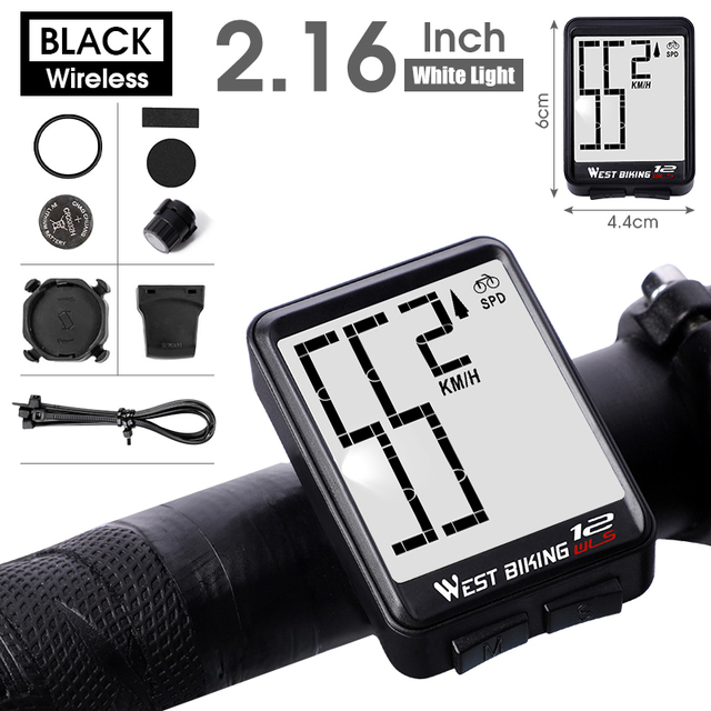 Bike Computer Multifunction LED Digital Rate MTB Bicycle Speedometer Wireless Cycling Odometer Computer Stopwatch
