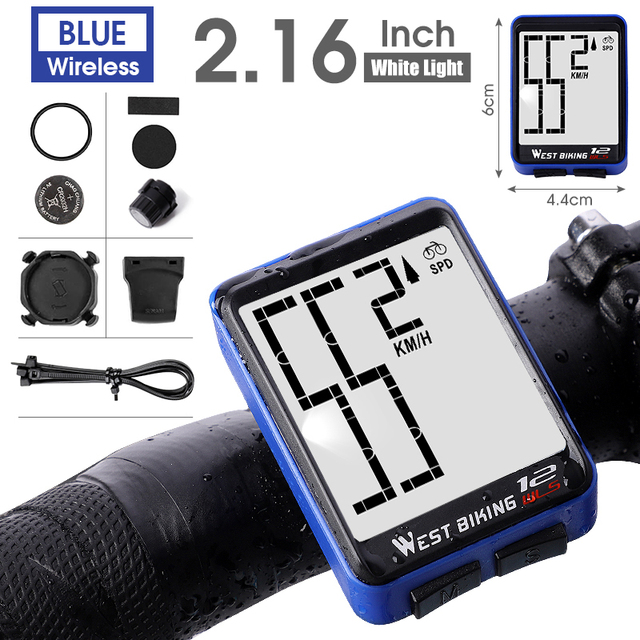 Bike Computer Multifunction LED Digital Rate MTB Bicycle Speedometer Wireless Cycling Odometer Computer Stopwatch