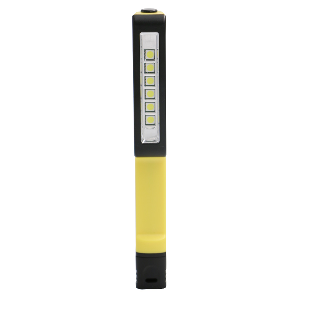 Mini LED Magnetic Flashlight 6*SMD LED Hanging Torch Lamp For Camping Working Inspection Light IPX4 Waterproof Car Repair Light