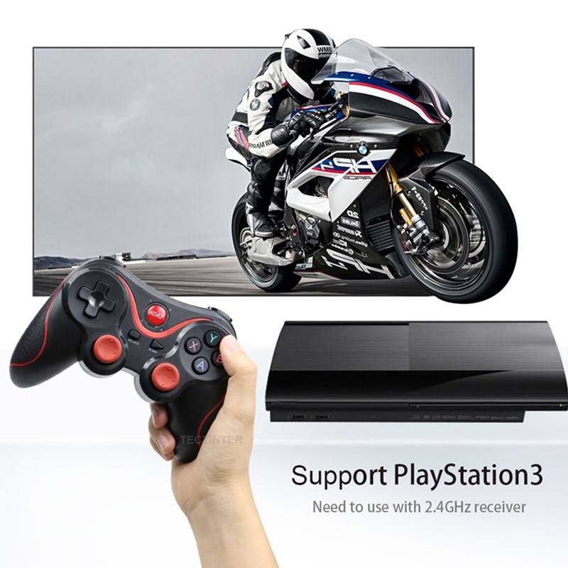 T3 X3 Wireless Joystick Gamepad PC Game Controller Support Bluetooth BT3.0 Joystick For Mobile Phone Tablet TV Box Holder