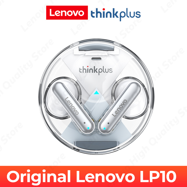 LP10 TWS Wireless Headphones HiFi Bluetooth 5.2 Earphones Noise Reduction Headsets With Mic Transparent Gaming Earbuds