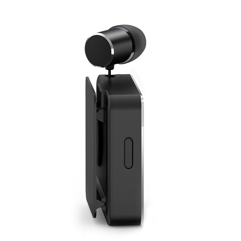 F1 Wireless Headset Bluetooth-compatible Earphones Lotus With Mic Handsfree TWS Clip On Headset Noise Cancelling In-ear