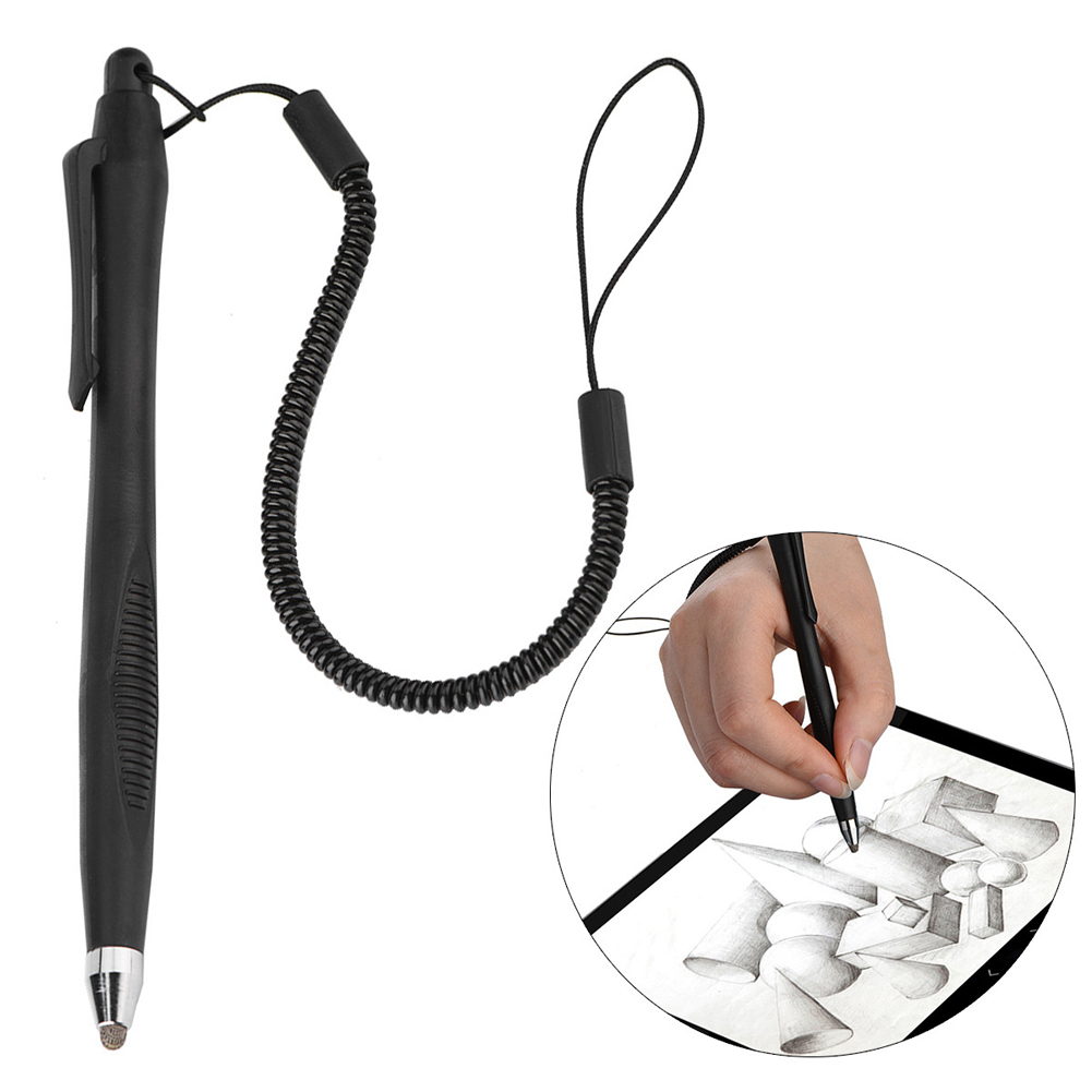 2pcs Touch Screen Stylus Pen With Spring Hose High Sensitivity Fine Tip Home Office For Phone Tablet Notes Painting