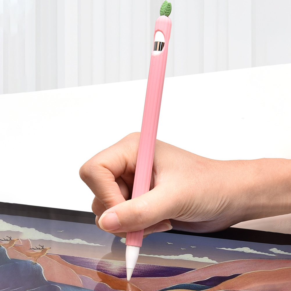 Tablet Touch Pen Silicone Case Cute Fruit Cover Stylus Pen Anti-scratch Case for Pencil Tablet Accessories