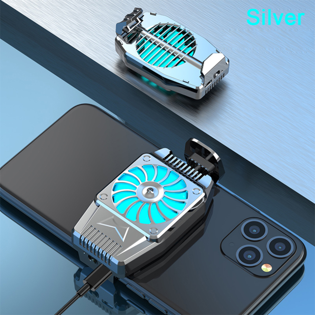 Universal Mini Mobile Phone Cooling Fan Radiator Turbo Hurricane Game Cooler Cell Phone Cool Heat Sink