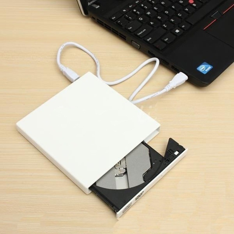 Slim External Optical Drive USB 2.0 DVD Combo DVD ROM Player CD-RW Burner Writer Plug and Play For Macbook Laptop Desktop PC