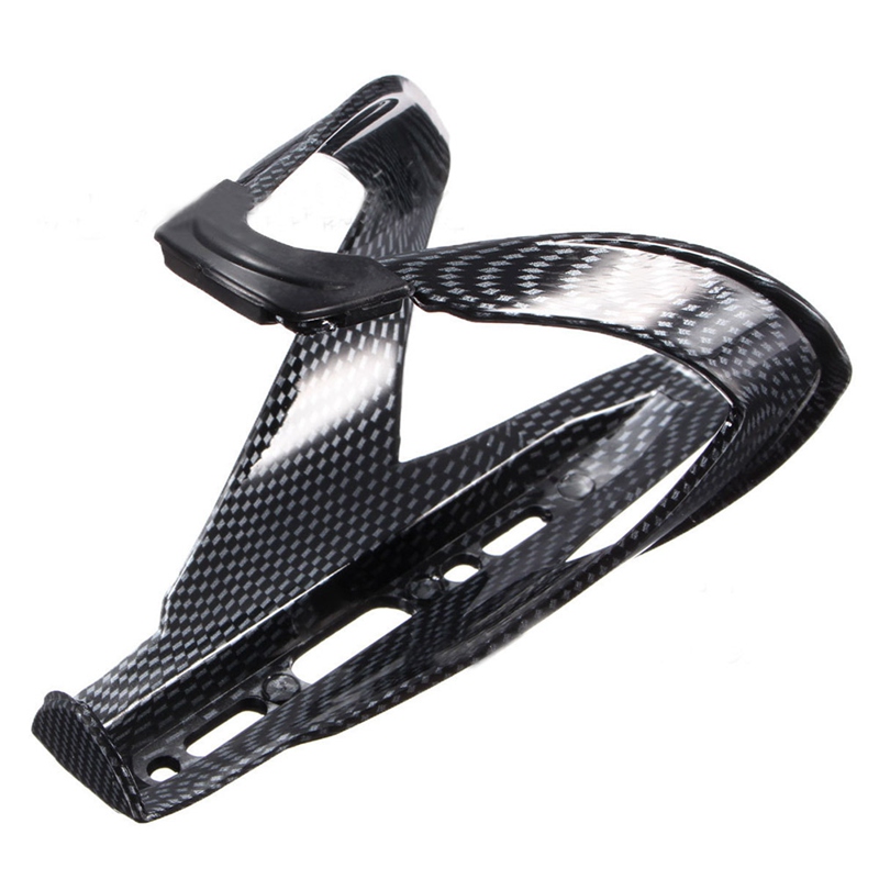 Black Carbon Fiber Bike Glass Water Bottle Holder MTB Cycling Road Bicycle Water Bottle Cages Bicyle Bike Accessories
