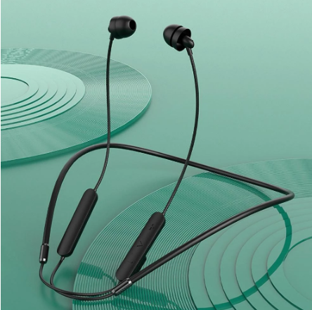In-Ear Wireless Bluetooth 5.0 Music Sleep Earphone Neckband Headset with Mic With the high-sensitivity microphone