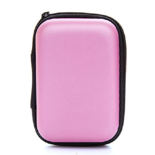 Mini Portable EVA Earphone Bag Key Coin Purse Headphone Memory Card Charger USB Cable Case Storage Box Wallet Carrying Pouch Bag