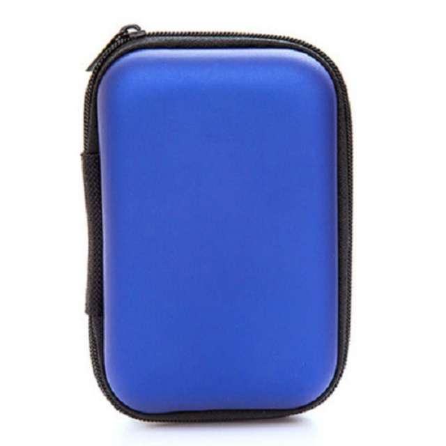 Mini Portable EVA Earphone Bag Key Coin Purse Headphone Memory Card Charger USB Cable Case Storage Box Wallet Carrying Pouch Bag