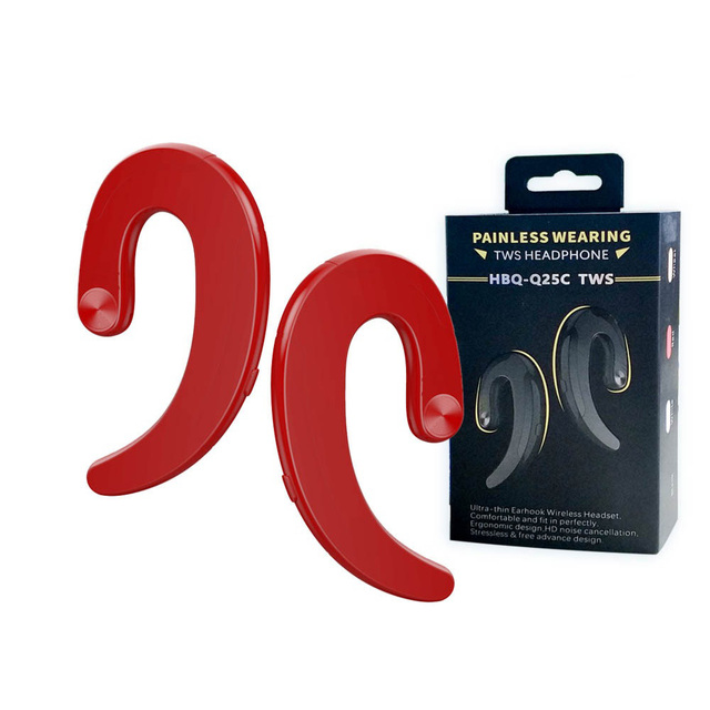 Wireless Headset Bluetooth Exquisite Headphone Comfortable Hook Earbuds Handsfree Earpiece Bone Conduction Earphone with Mic YYK