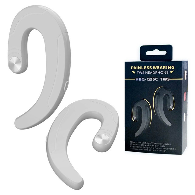 Wireless Headset Bluetooth Exquisite Headphone Comfortable Hook Earbuds Handsfree Earpiece Bone Conduction Earphone with Mic YYK