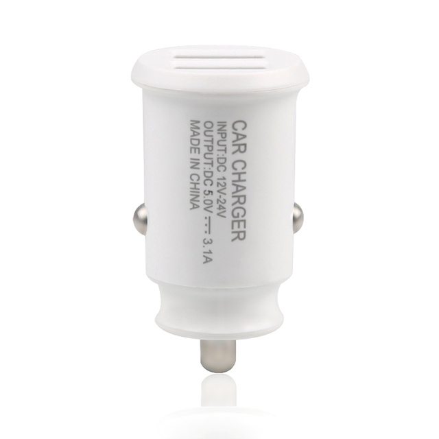 5V 3.1A USB 12v Charger Power Adapter Car 2 Ports For Mobile Phone Car Charging Cigarette Lighter Socket USB Auto Vehicle