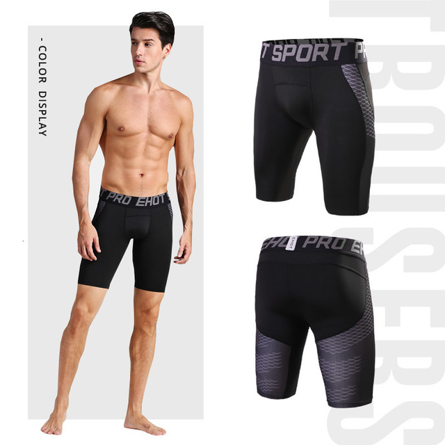 Men Compression Shorts Running Tights Training Gym Legging Fitness Sportswear Workout Quick Dry Leggings Male Underwear shorts