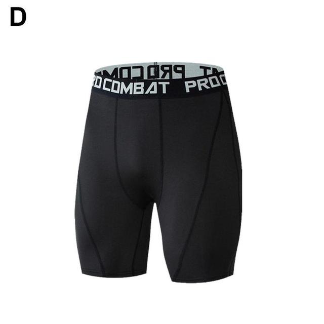 Men Bodybuilding Shorts Fitness Workout Inseam Knickers Male Muscle Alive Elastic Compression Tights Skinny Training Legging