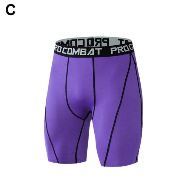 Men Bodybuilding Shorts Fitness Workout Inseam Knickers Male Muscle Alive Elastic Compression Tights Skinny Training Legging