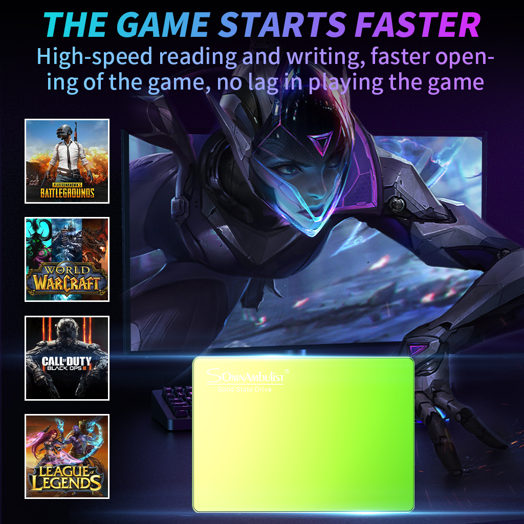 SSD  240GB 120GB 60GB SATA3 SSD 2.5 HDD Disk 2.5" Internal Solid State Disk Laptop Desktop Black 120GB