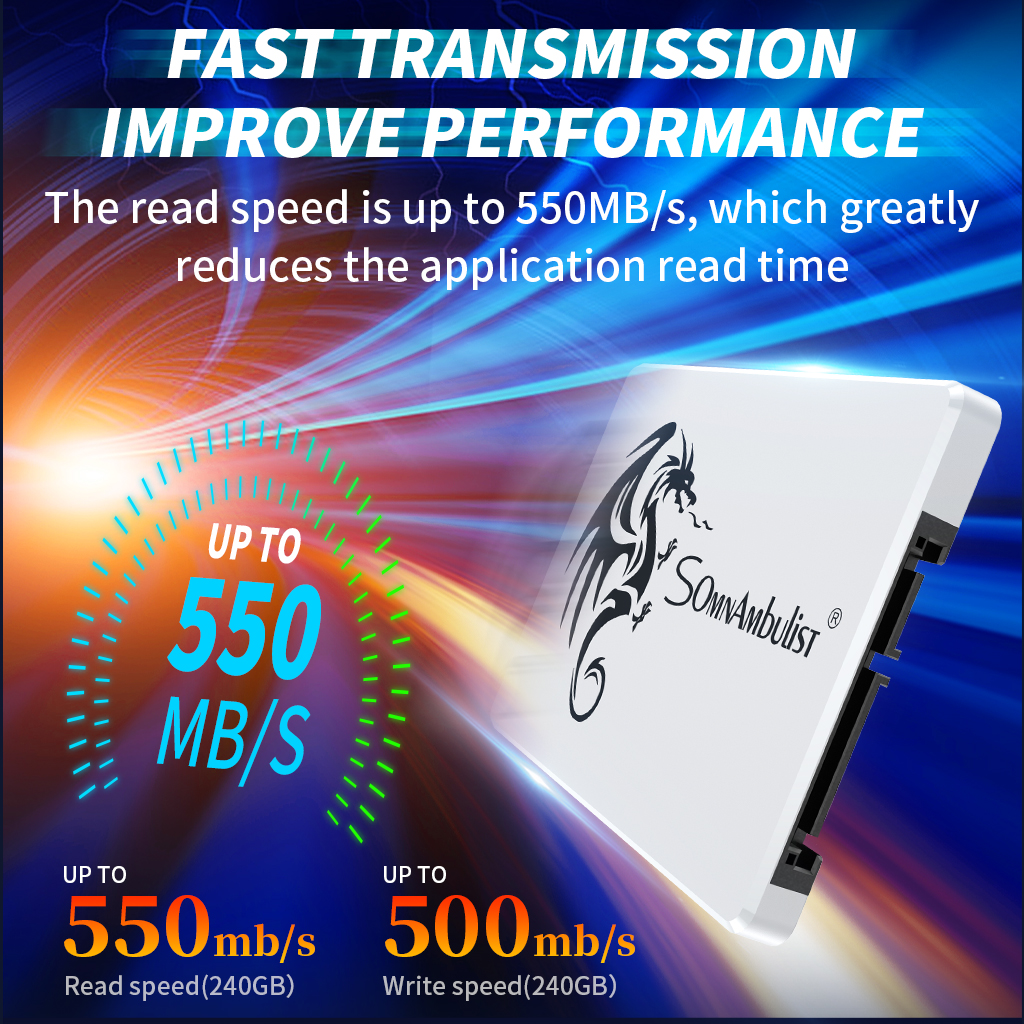 SSD  240GB 120GB 1TB 2TB SATA3 SSD 2.5 HDD Disk 2.5" Internal Solid State Disk Laptop Desktop Black 120GB