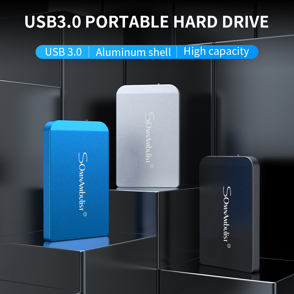 Metal mobile hard disk 2t high speed usb3.0 250gb 320gb  1TB mobile hard disk 2tb external ps4 game