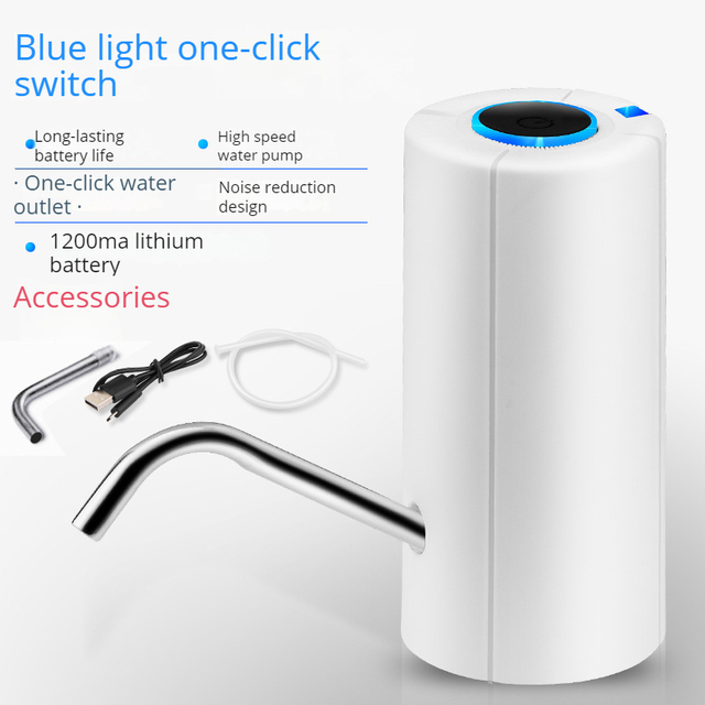 Water Dispenser Automatic Touch Switch Pump Electric USB Charge  Smart Wireless Bottle Drinking Switchfor Home Office