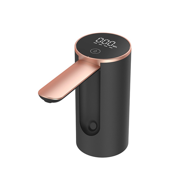 Electric Water Pump Foldable Dispenser Water Output Display USB Charging Button Control Mini Automatic Water Pump