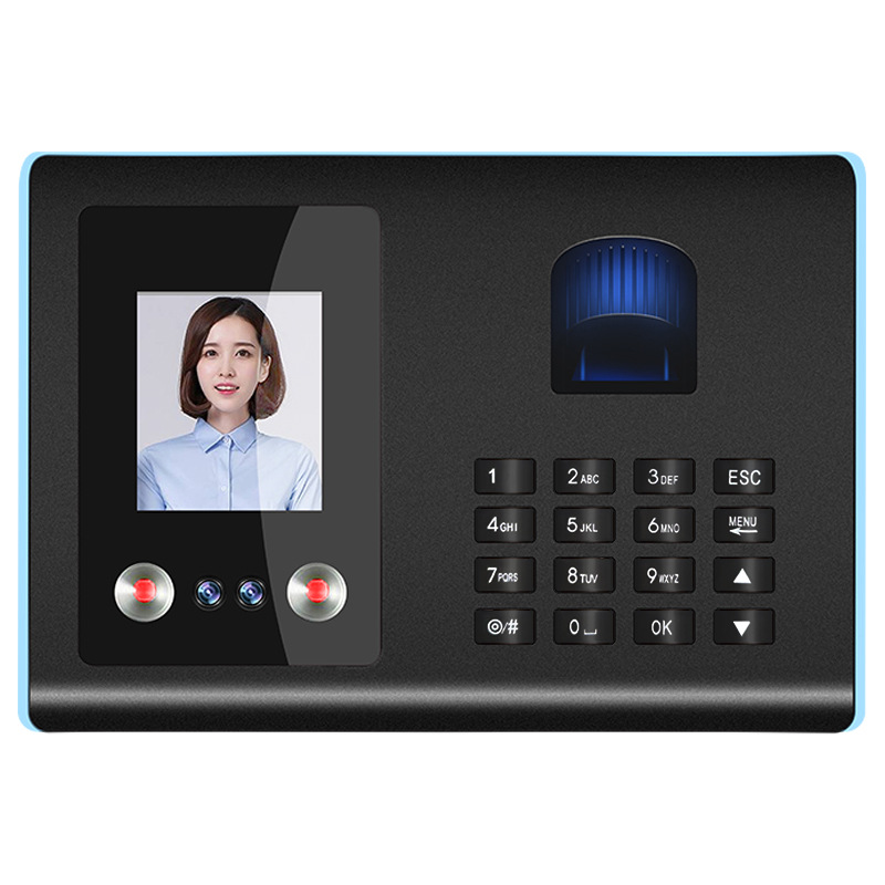 AF01 Biometric Face Facial Fingerprint Recognition Time Attendance No Touch Contactless System Machine Device Machine