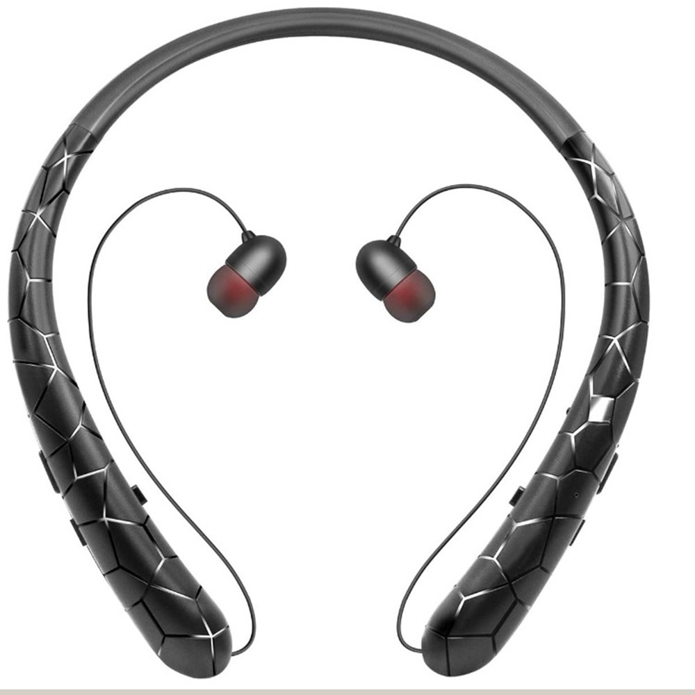 HX831 Wireless Headset Retractable Earbuds Neckband Sport  Gaming Headphones Stereo  Earphones  With Mic For iphone Xiaomi