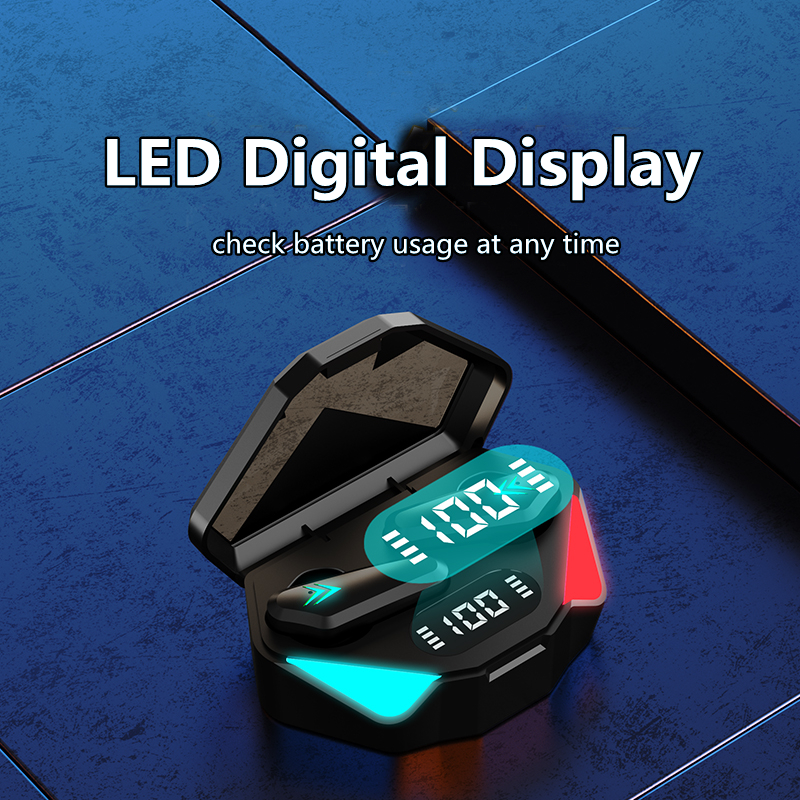 Gaming Headset Bluetooth 5.0 Earphones 2022 New Sport Waterproof Wireless Bluetooth Headphones HiFi Stereo Earbuds Headsets