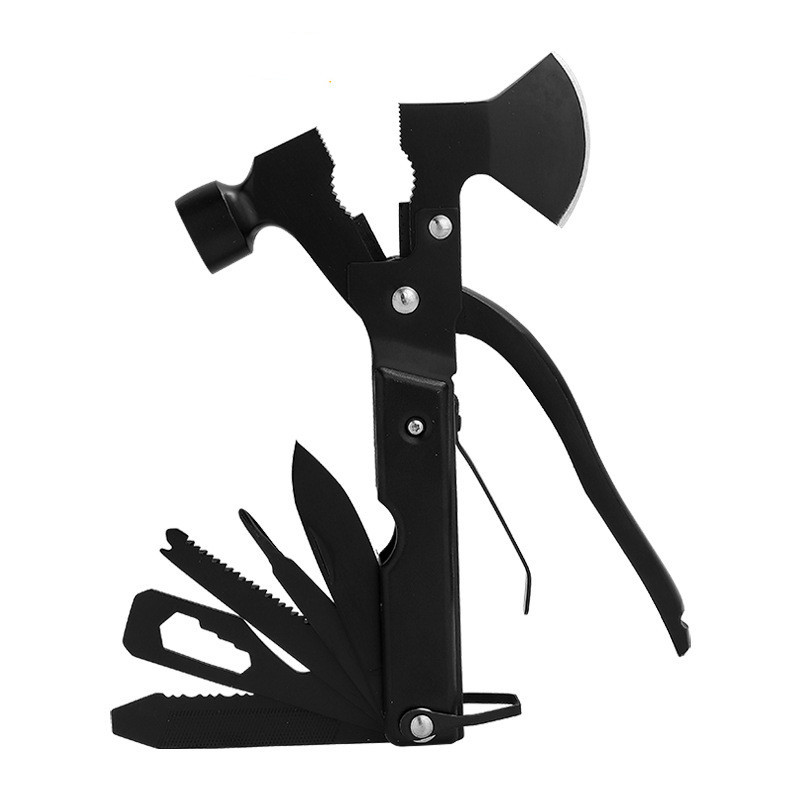 Hammer and Knife Tool14-in-1 Portable Camping and Emergency Survival Mini Lightweight Folding Hatchet