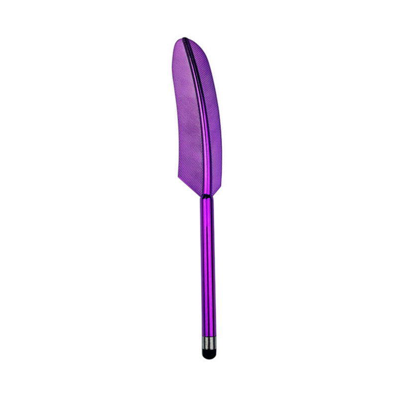 1pc New Feather Capacitor Pen For IPad Tablet Phone Stylus Condenser Stylus For IPhone6s 7 8 XS Max,random color