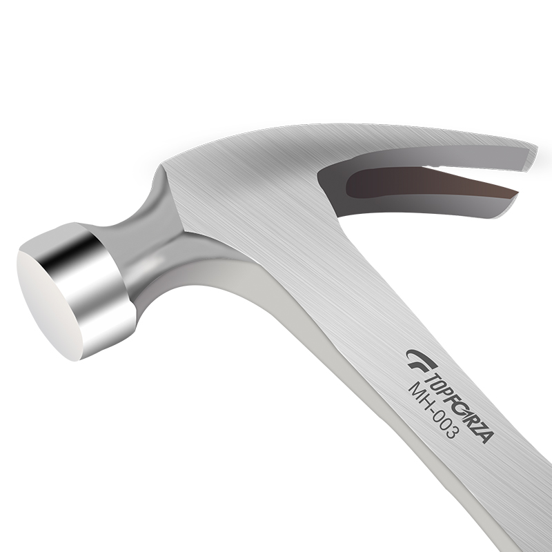 Claw Hammer One Piece forged Steel Hammer Woodworking Carpenter Roofers Striking Hand Tools for  Decoration