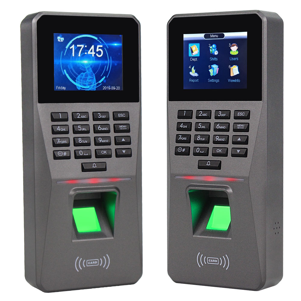 2.4inch TCP/IP/USB Biometric RFID Fingerprint Access Control System Electronic Time Clock Attendance Machine