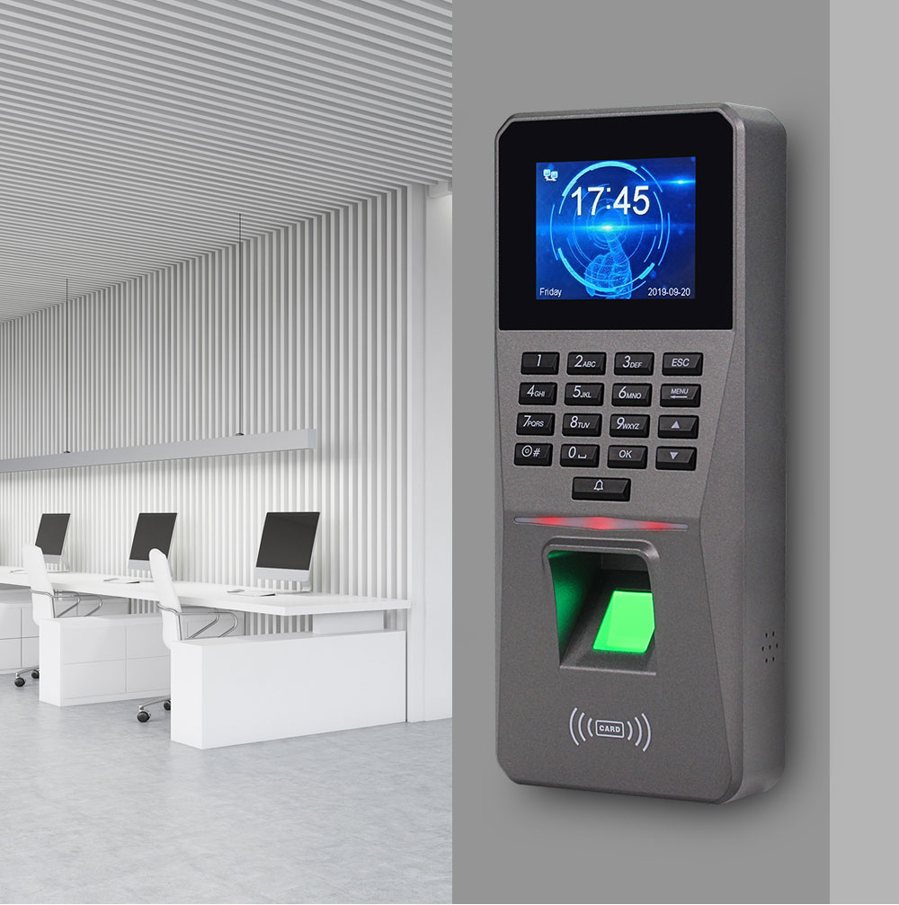 2.4inch TCP/IP/USB Biometric RFID Fingerprint Access Control System Electronic Time Clock Attendance Machine