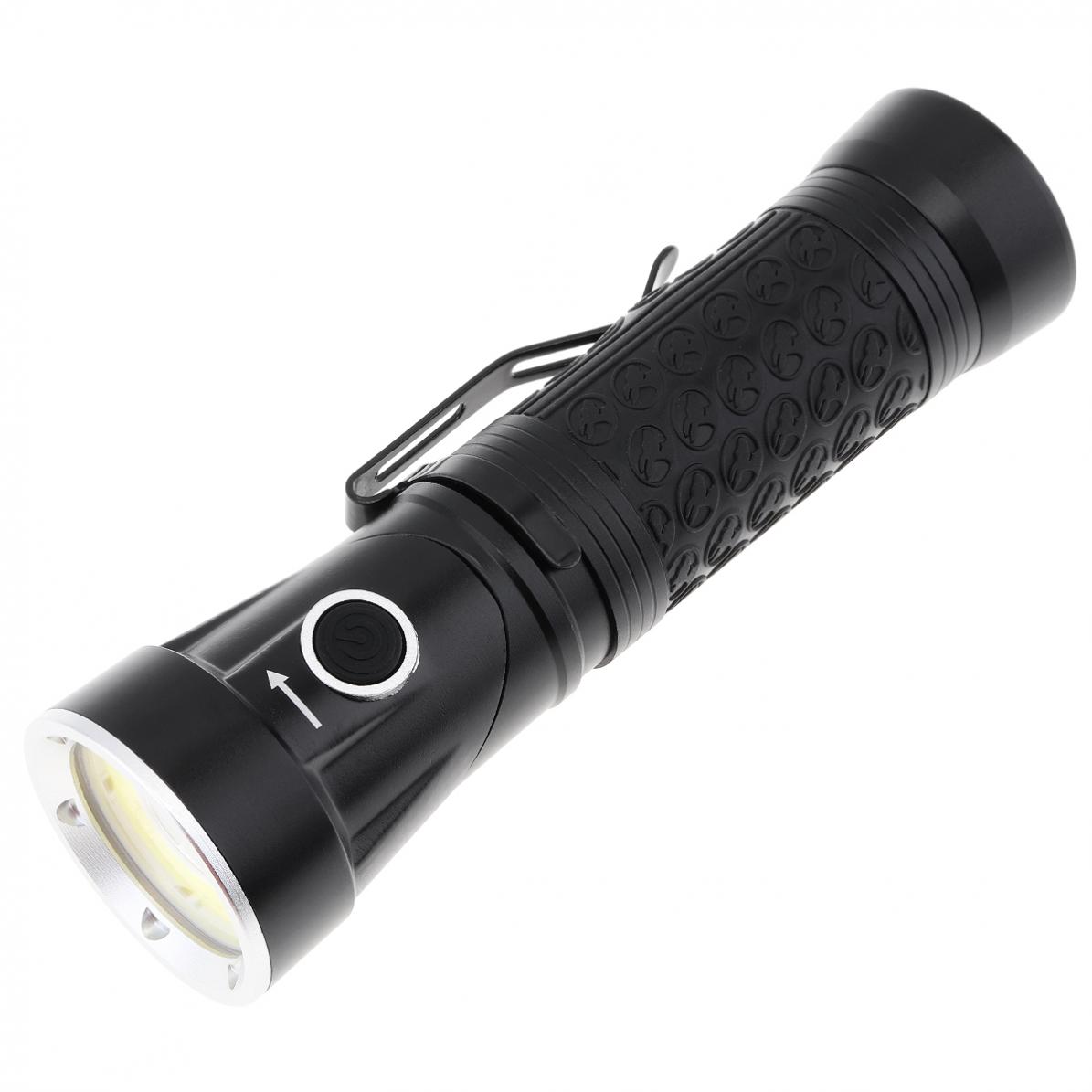 2000LM XML-T6 COB LED Flashlight 4 Modes with Magnetic Base Adjustable 90 Degree Head Rotation Automobile Maintenance Work Lamp