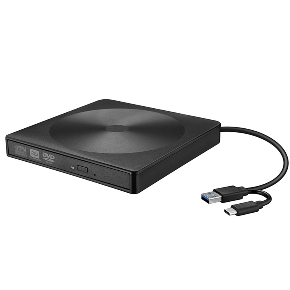 USB 3.0 Slim External CD/DVD-ROM Player Optical Drive Disk Burner Reader Recorder Macbook Laptop Desktop PC Tablet Promotion DVD