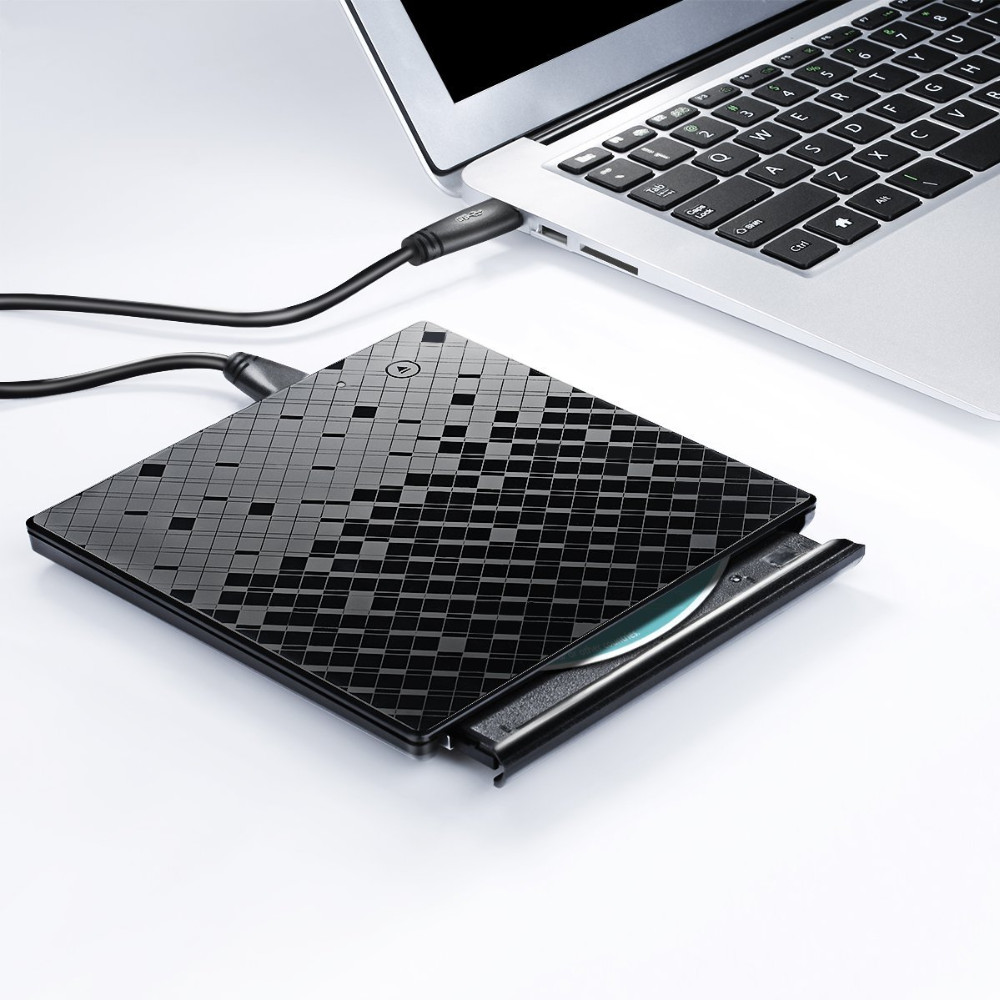 USB3.0 external touch-type recorders mobile DVD drive external DVD burner for Apple Macbook Pro Macbook Air