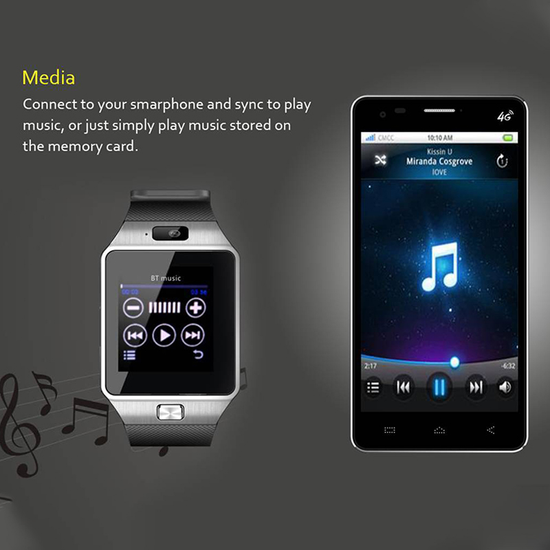 Hot New Men Women Smart Watch With Camera Bluetooth Smartwatch Card Slot Fitness Activity Tracker Sport Watches Clock