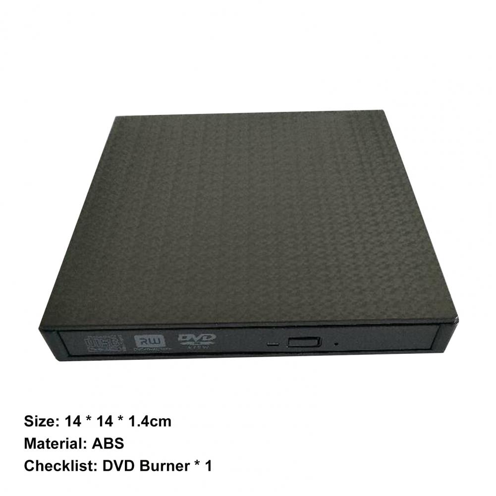 Newest USB 3.0 External DVD Burner Writer Recorder DVD RW Optical Drive CD/DVD ROM Player MACs OS Windows XP/7/8/10 ABS Plastic